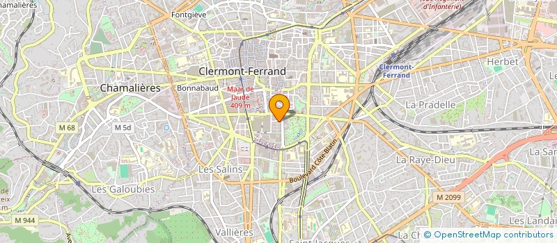 localisation de l'entreprise MADAME EDMEE BATTAREL  CLERMONT-FERRAND