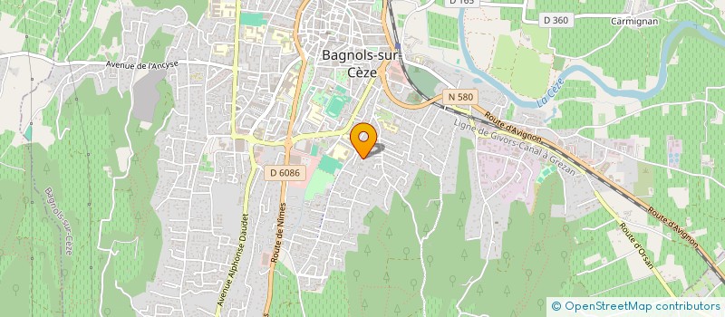localisation de l'entreprise MADAME EDMEE GUIGNE à BAGNOLS-SUR-CEZE