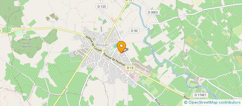 localisation de l'entreprise MADAME EDMEE OULLIE  FONTES