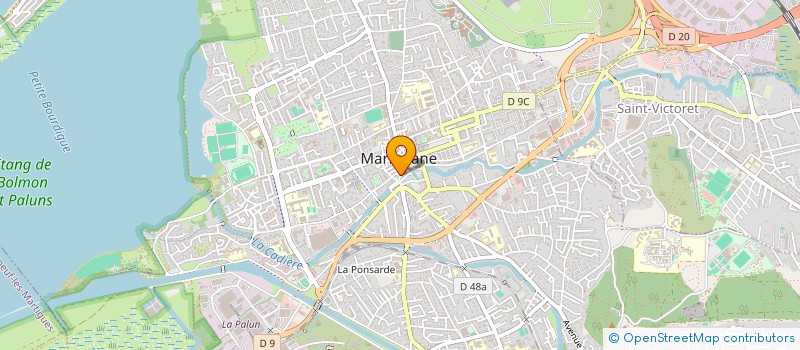 localisation de l'entreprise MADAME EDMEE QUATTROCHI à MARIGNANE