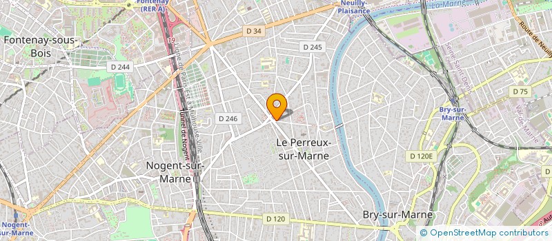 localisation de l'entreprise MADAME EDMONDE ADNET à LE PERREUX-SUR-MARNE