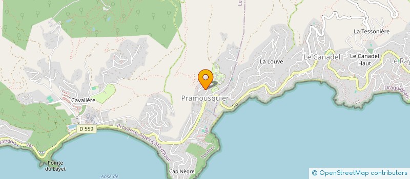 localisation de l'entreprise MADAME EDMONDE GARCIA à LE LAVANDOU
