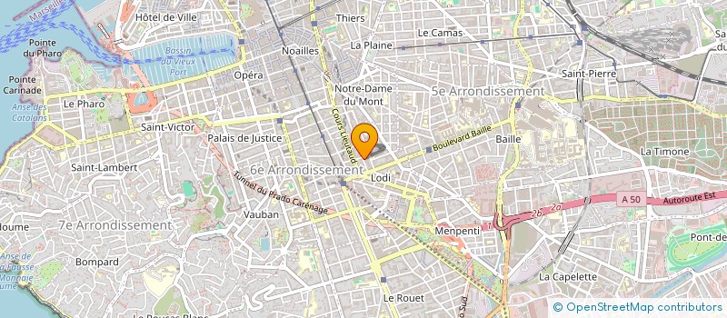 localisation de l'entreprise MADAME EDMONDE LUTTRINGER à MARSEILLE