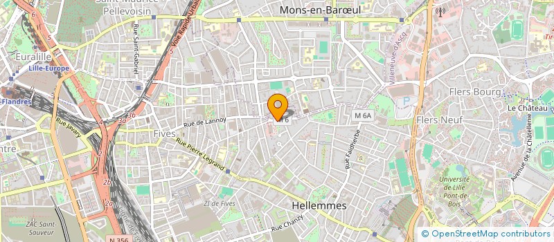localisation de l'entreprise MADAME EDMONDE MARECHAL à LILLE