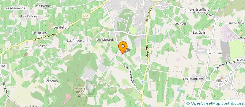 localisation de l'entreprise MADAME EDMONDINE REDON à SAINT-SATURNIN-LES-APT