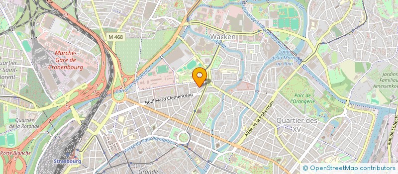 localisation de l'entreprise MADAME EDNA ABESSERA à STRASBOURG