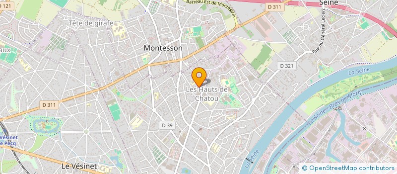localisation de l'entreprise MADAME EDNA BENHAMU à CHATOU