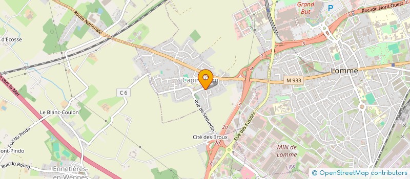 localisation de l'entreprise MADAME EDNA DE FATIMA SILVA SOUZA  CAPINGHEM