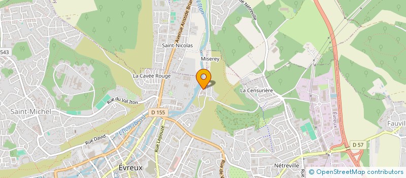 localisation de l'entreprise MADAME EDNA DO NASCIMENTO CRUZ  EVREUX