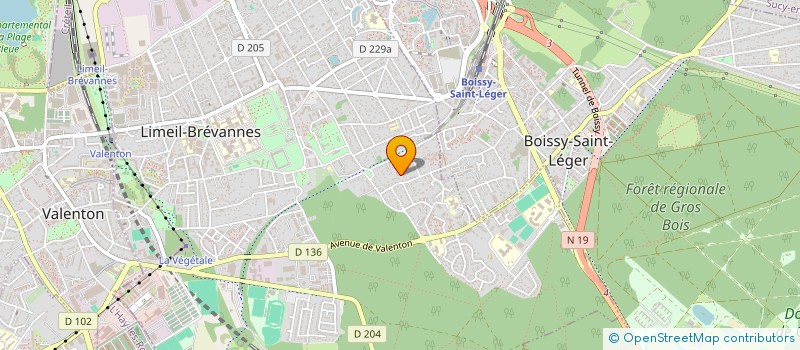 localisation de l'entreprise MADAME EDNA FAUBERT  LIMEIL-BREVANNES