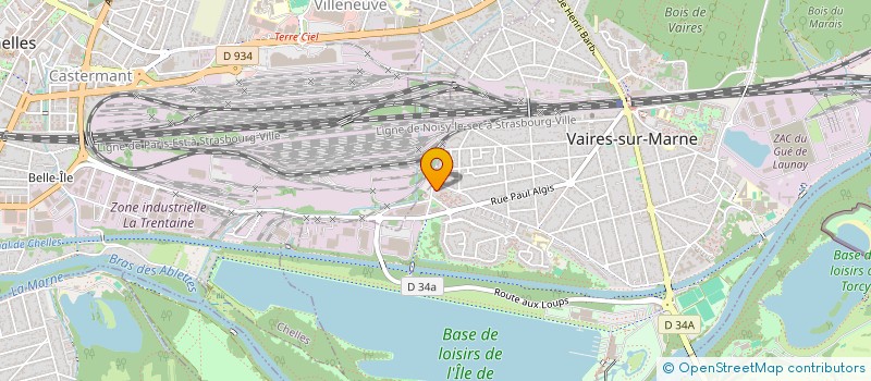 localisation de l'entreprise MADAME EDNA SUNDAY  VAIRES-SUR-MARNE