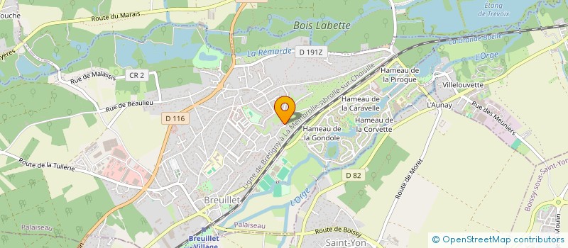 localisation de l'entreprise MADAME EDOGBE AJAVON  BREUILLET