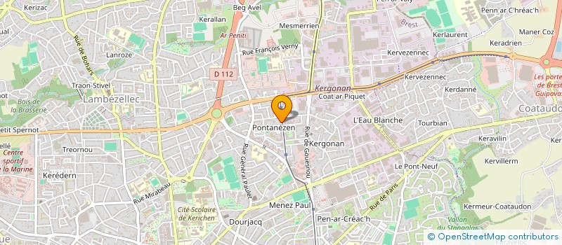 localisation de l'entreprise MADAME EDOH GLORIA KOUNAKOU à BREST