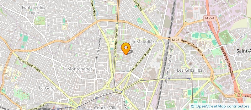 localisation de l'entreprise MADAME EDONE KADRIU  DIJON