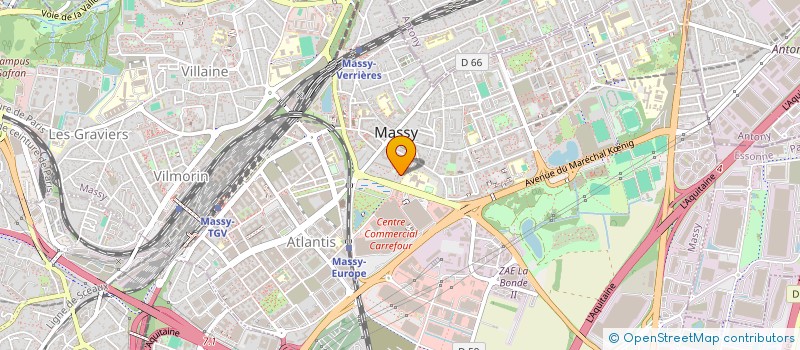 localisation de l'entreprise MADAME EDVICHE CARDOSO à MASSY