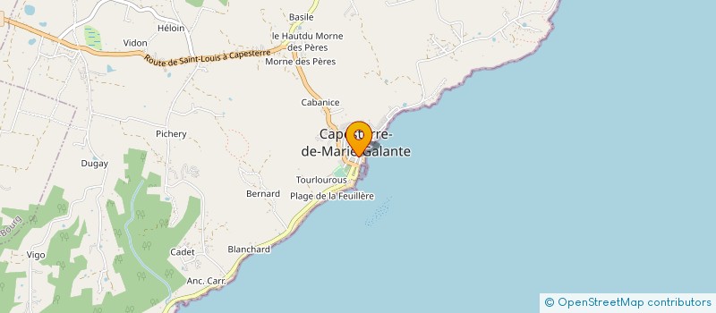 localisation de l'entreprise MADAME EDWIDGE RHODA à CAPESTERRE-DE-MARIE-GALANTE