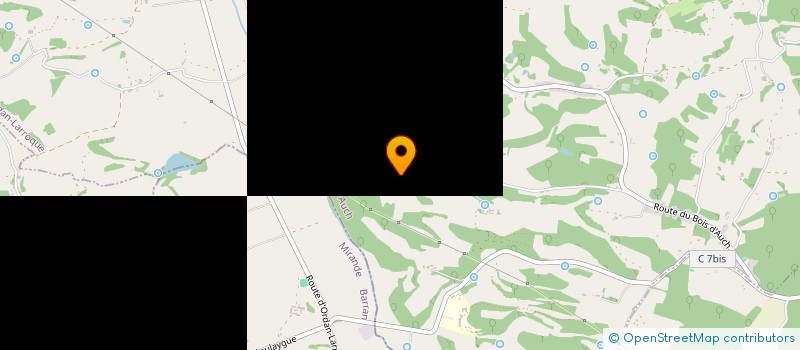 localisation de l'entreprise MADAME EDWIGE AGIER  ORDAN-LARROQUE