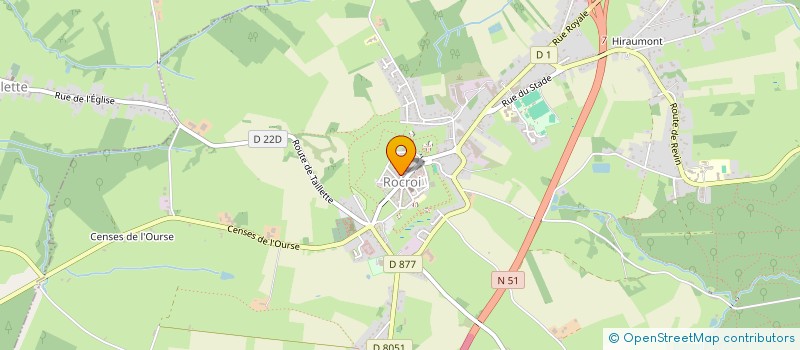 localisation de l'entreprise MADAME EDWIGE ANSEL  ROCROI