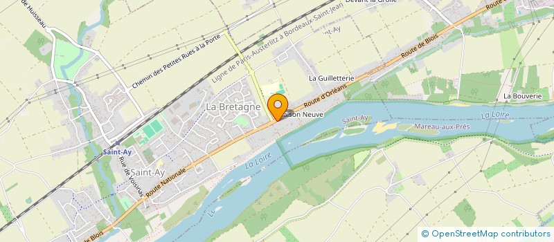 localisation de l'entreprise MADAME EDWIGE BABAKISSA BOUHOHY à MEUNG-SUR-LOIRE