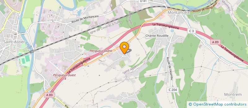 localisation de l'entreprise MADAME EDWIGE BEX  SAINT-AQUILIN