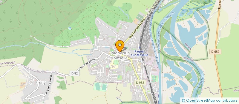 localisation de l'entreprise MADAME EDWIGE BILLON à PAGNY-SUR-MOSELLE