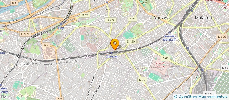 localisation de l'entreprise MADAME EDWIGE BOUDIER à VANVES