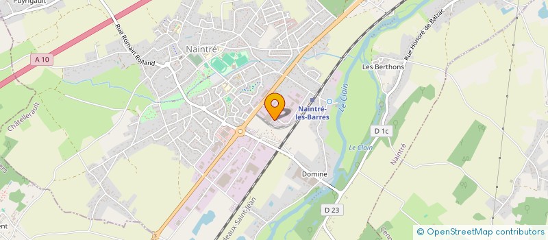 localisation de l'entreprise MADAME EDWIGE BOUILLY  NAINTRE