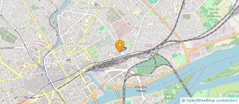 localisation de l'entreprise MADAME EDWIGE BOUTET  NANTES