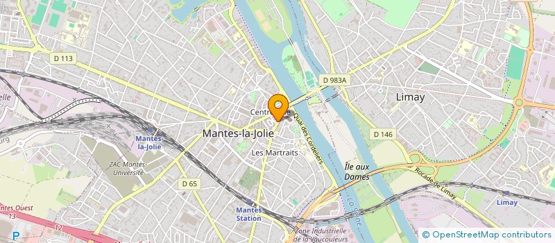 localisation de l'entreprise MADAME EDWIGE BROCARD à MANTES-LA-JOLIE