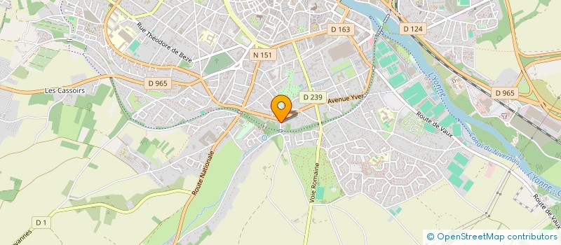 localisation de l'entreprise MADAME EDWIGE CAGNAT à AUXERRE