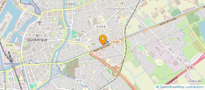 localisation de l'entreprise MADAME EDWIGE CAMON à DUNKERQUE