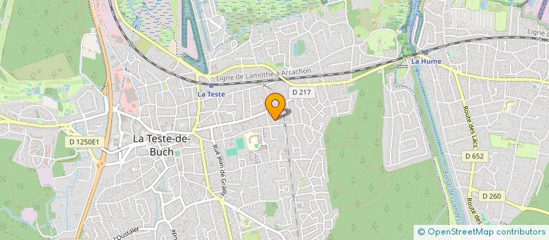 localisation de l'entreprise MADAME EDWIGE CARRASSE à LA TESTE-DE-BUCH