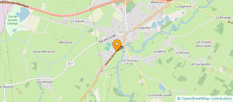 localisation de l'entreprise MADAME EDWIGE CARTON à GOUZON