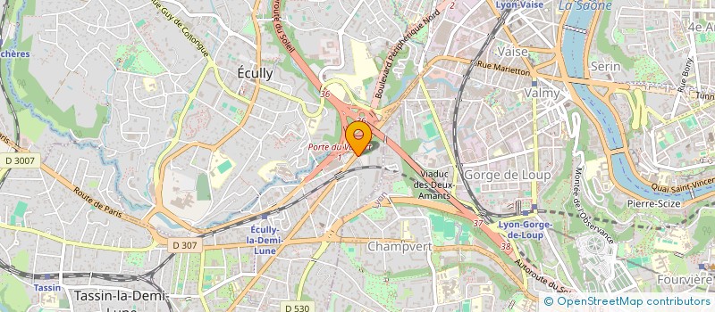 localisation de l'entreprise MADAME EDWIGE CHABAT  TASSIN-LA-DEMI-LUNE