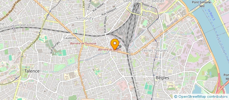 localisation de l'entreprise MADAME EDWIGE CHERIEF  BORDEAUX