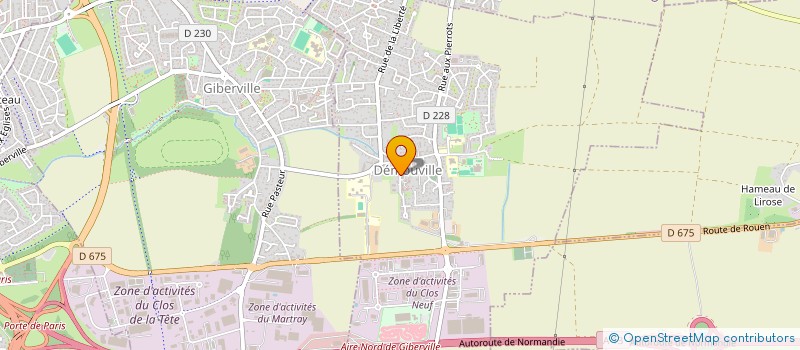 localisation de l'entreprise MADAME EDWIGE CHIVARD  DEMOUVILLE