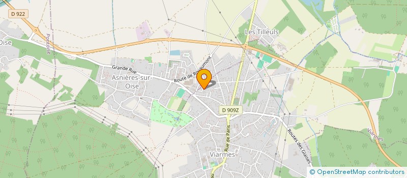 localisation de l'entreprise MADAME EDWIGE CHOCAT  CHAUMONTEL