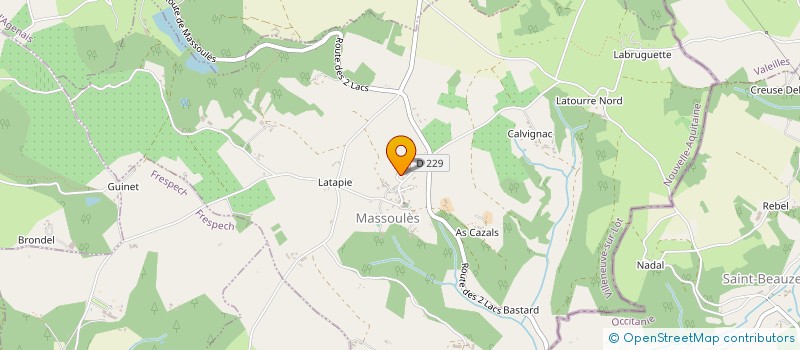 localisation de l'entreprise MADAME EDWIGE CIERNIAK  MASSOULES