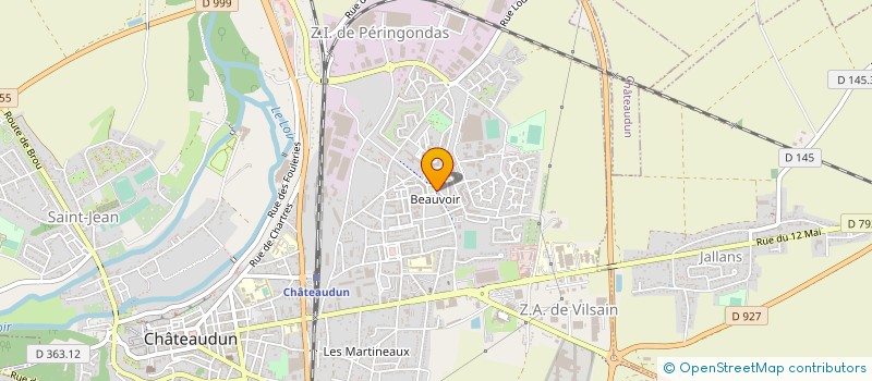 localisation de l'entreprise MADAME EDWIGE CLARISSE CLARET-QUENTIN à CHATEAUDUN