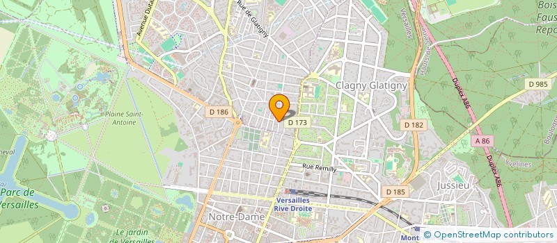 localisation de l'entreprise MADAME EDWIGE D'ARRAS  LE CHESNAY-ROCQUENCOURT