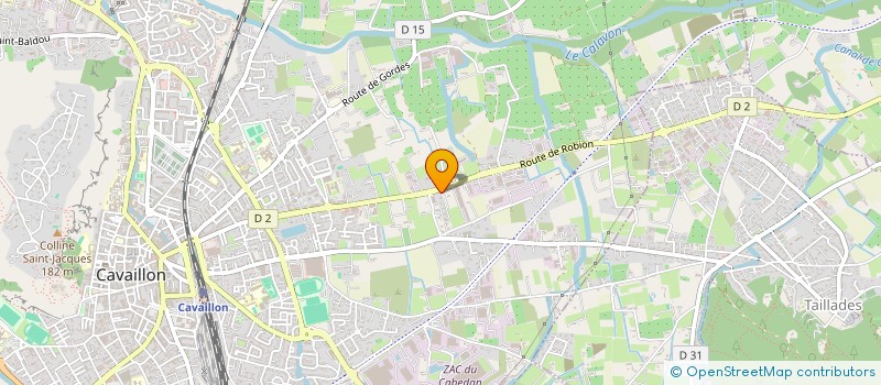 localisation de l'entreprise MADAME EDWIGE DARUN  CAVAILLON