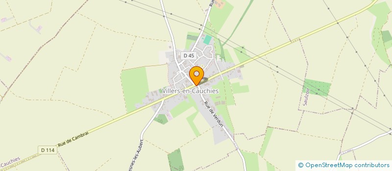 localisation de l'entreprise MADAME EDWIGE DECROIX à VILLERS-EN-CAUCHIES