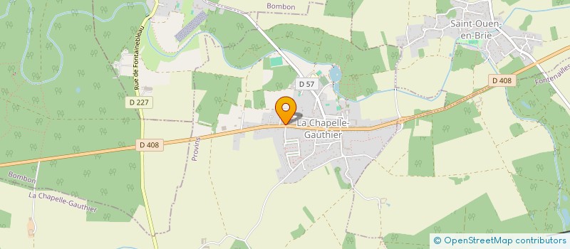 localisation de l'entreprise MADAME EDWIGE DEFONTAINE  LA CHAPELLE-GAUTHIER