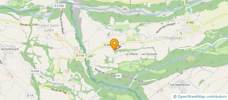 localisation de l'entreprise MADAME EDWIGE DEHEEGER  CHABOTTES