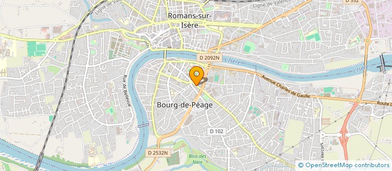 localisation de l'entreprise MADAME EDWIGE DELCAMBRE à BOURG-DE-PEAGE