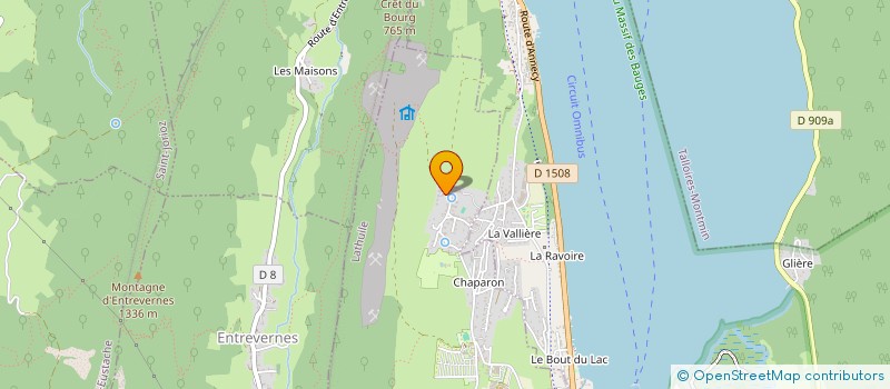 localisation de l'entreprise MADAME EDWIGE DERONZIER  LATHUILE