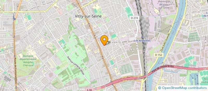 localisation de l'entreprise MADAME EDWIGE DOTROP à VITRY-SUR-SEINE