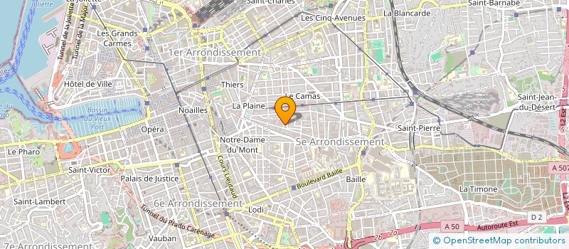 localisation de l'entreprise MADAME EDWIGE DUC à MARSEILLE