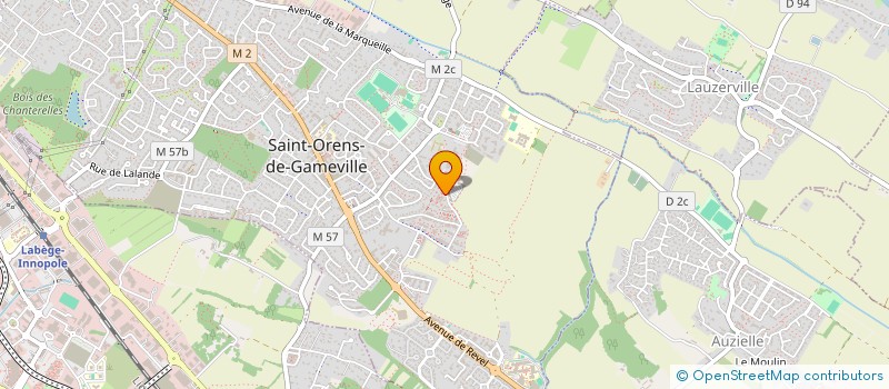 localisation de l'entreprise MADAME EDWIGE ESPINASSE à SAINT-ORENS-DE-GAMEVILLE