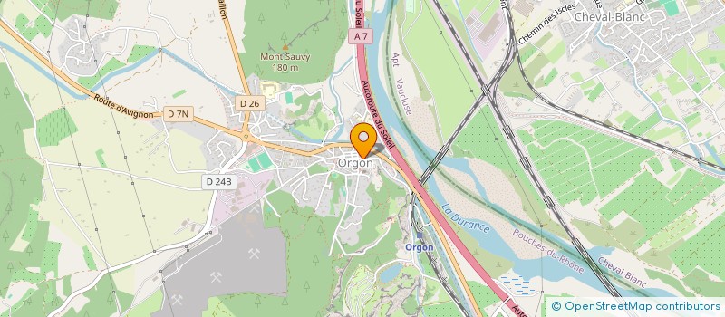 localisation de l'entreprise MADAME EDWIGE FABRESSE  ORGON